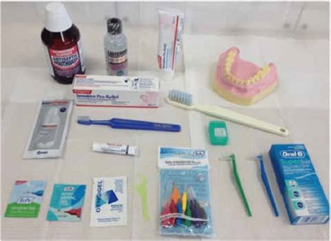 A range of oral hygiene products including mechanical devices as well ...