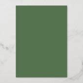 Watercolor Greenery Frame Wedding Foil Invitation | Zazzle