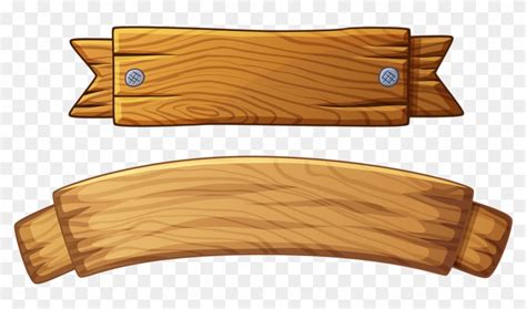 Wood Banner Vector, HD Png Download - 800x434(#2152135) - PngFind