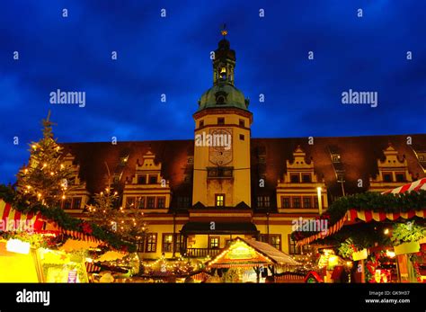 leipzig christmas market - leipzig christmas market 03 Stock Photo - Alamy