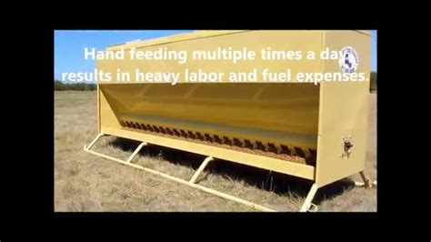 Auto Easy Feeder, The Best Cattle Feeders!!! Automatic and Programmable Livestock Feeders - YouTube