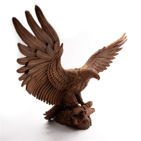 Perfect Large Eagle Wood Carving Statue 36 - Etsy