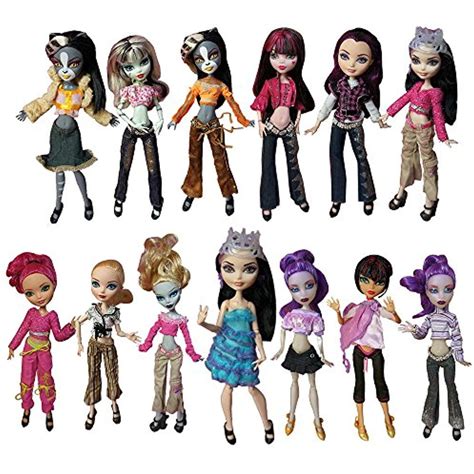 Barwa 10 Sets Doll Clothing Packs Causal Clothes Dress Outfits for Monster High Dolls >>> Click ...