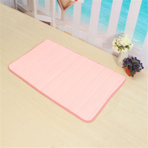 Soft and Comfortable Memory Foam Mat Bath Bathroom Bedroom Kitchen Dorm Floor Shower Rug Door ...