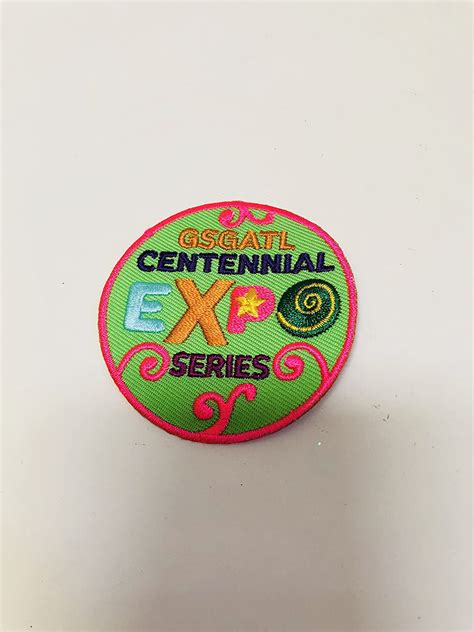 GSGAL 2.5" Girl Scouts Greater Atlanta Centennial Expo Series Rare Collectible Iron On Badge New ...