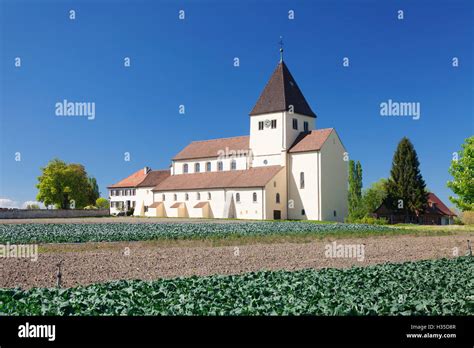 St. Georg church, Oberzell, UNESCO, Reichenau Island, Lake Constance ...