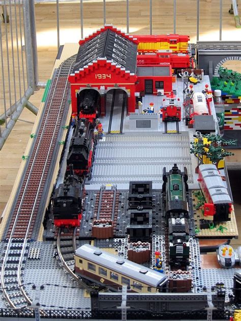 Train yard | Lego trains, Lego city train, Lego design