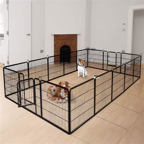 16 Panels/8 Panels VIAGDO Dog Pen RV Dog Fence Playpens for Dogs Heavy ...