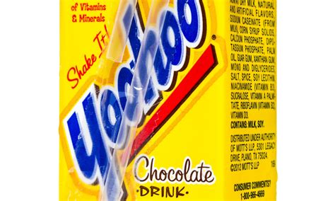 Yoohoo Chocolate Drink Nutritional Information | Besto Blog