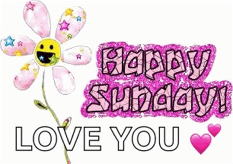 Happy Sunday Glitter GIF - Happy Sunday Glitter Daisy - Discover ...