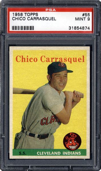 1958 Topps Chico Carrasquel | PSA CardFacts®