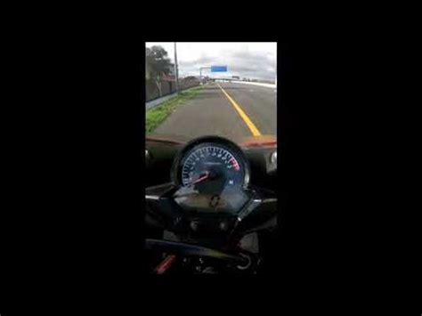 Honda CBR 125 top speed (0-167km/h) - YouTube