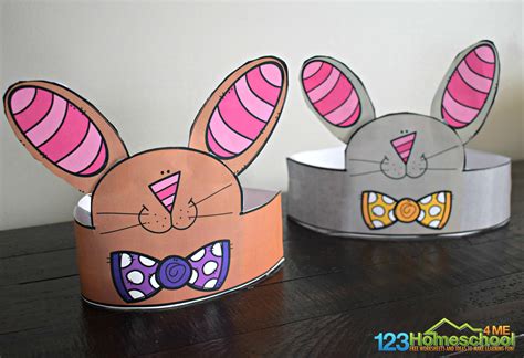 Printable Bunny Ear Hat