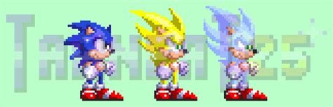 Sonic 3 Styled Hyper Sonic by TannerTW25 on DeviantArt