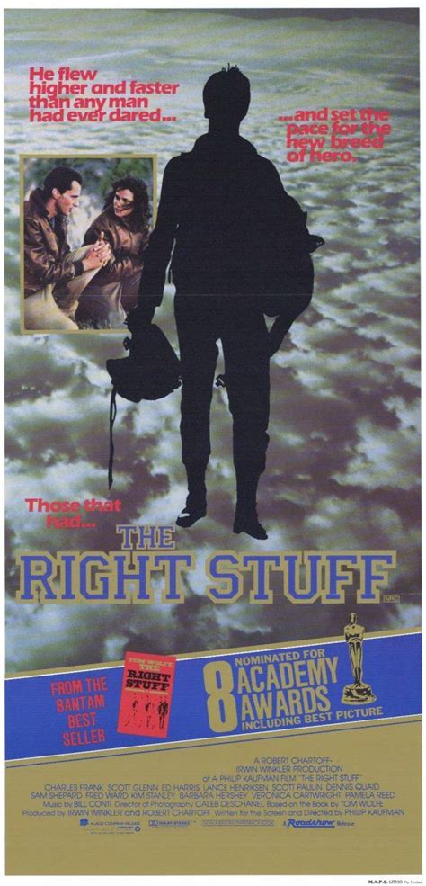 The Right Stuff Movie Posters From Movie Poster Shop | Movie posters, Movie posters vintage ...