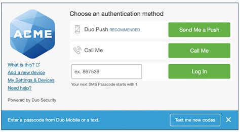 Use a Hardware Token with the Traditional Duo Prompt - Guide to Two-Factor Authentication · Duo ...