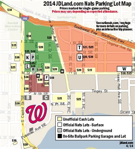 Scott Stadium Parking Map