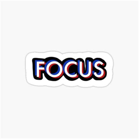 "Focus Meme" Sticker for Sale by Stickeramaaa | Redbubble