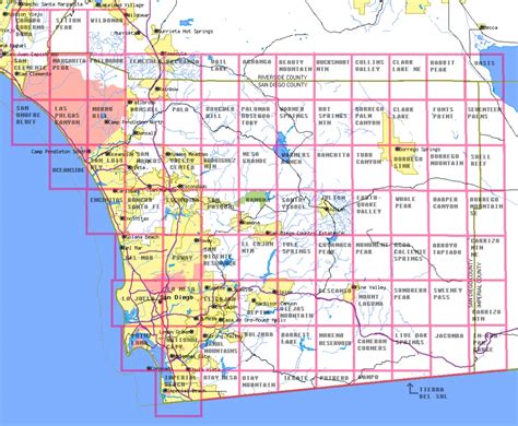 Printable Map Of San Diego County - Printable Maps