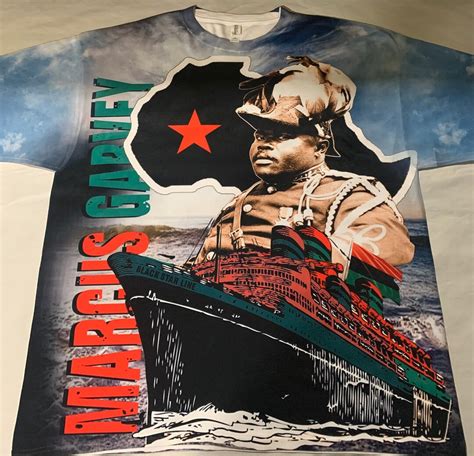 Marcus Garvey Black Star Line Steamship Shirt Rasta Haile - Etsy