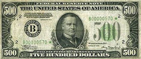 The Rich History of The $500 Dollar Bill