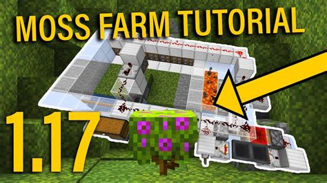 Simple/Fast 1.17 Moss Farm Tutorial (3,500 Items per Hour) - YouTube