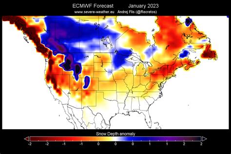 Winter 2022/2023 Snowfall Predictions: More Snow is now Forecast in the Latest model data ...