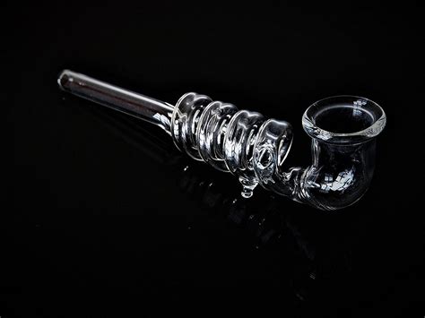 Buy 4-Ringed Best Glass Tobacco Chillum Pipe Online|OutonTrip.com