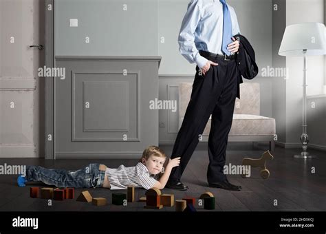 father, leaving, son, working, dad, fathers, leave, sons Stock Photo - Alamy