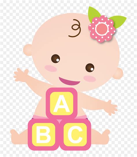 Clipart Free Clipart Baby Girl - Baby Shower Girl Clipart, HD Png ...