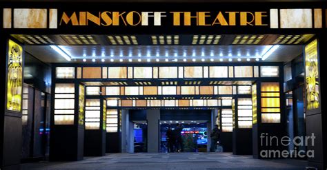 Minskoff Theater in Times Square in New York City Photograph by David Oppenheimer