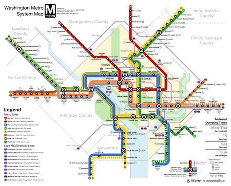 Washington Dc Metrorail Map 2024 - London Top Attractions Map