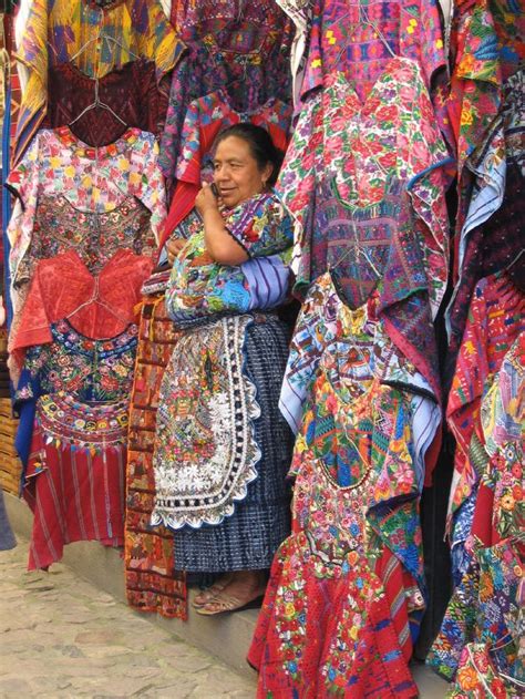 Connections: Woman in Guatamala showing off her beautiful clothes for ...