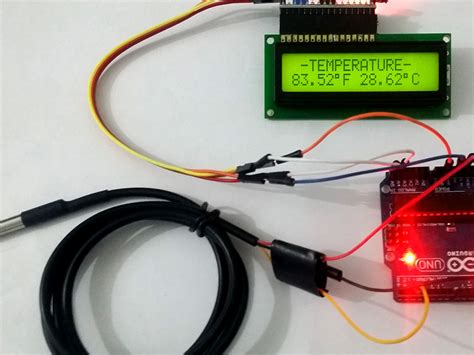 Arduino DS18B20 Thermometer