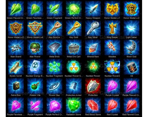 Strateg Game Item Icons - game icons - Super Game Asset