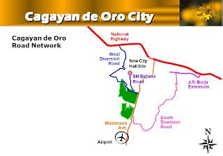 Cagayan de Oro-The City in Golden Friendship: Cagayan de Oro Map