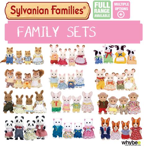 SYLVANIAN FAMILIES FAMILY SETS FULL RANGE CHOOSE YOUR FAMILY BRAND NEW ...