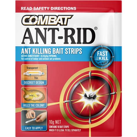 Combat Ant-rid Ant Bait Strips Ant Control 10 Pack | Woolworths