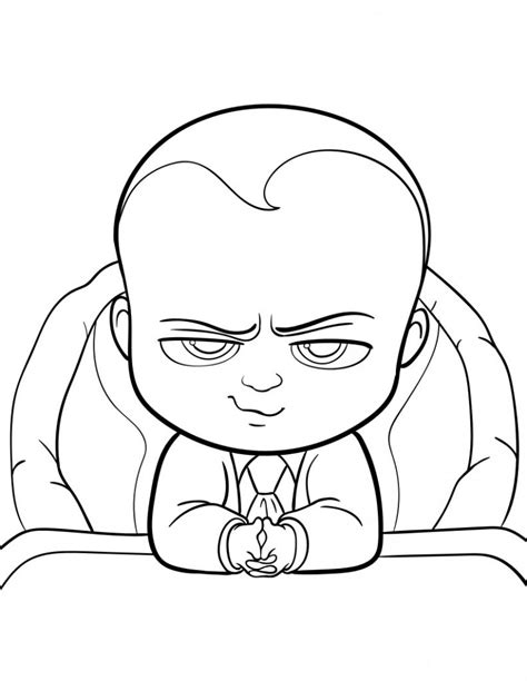 Boss Baby Coloring Pages - Best Coloring Pages For Kids