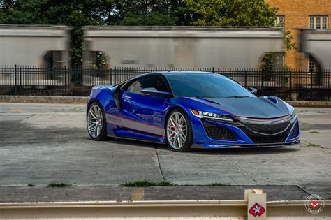 Glossy Blue Acura NSX Benefits from Contrasting Body Accents and Custom ...