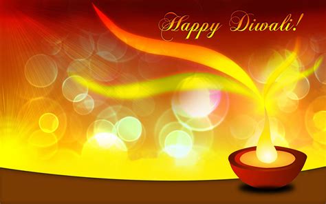 Happy Diwali Religious Background For Diwali Festival With Lamp 1920x1200 : Wallpapers13.com