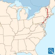 Amtrak Vermonter Route Map | Amtrak, Train route, Route map