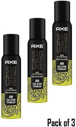 AXE Signature Suave Each 122ml Pack of3 Perfume Body Spray - For Men & Women - Price in India ...