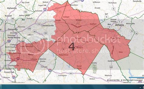 Georgia Cleanish 8-6 Dem Map