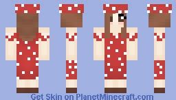 Mushroom Girl Minecraft Skin