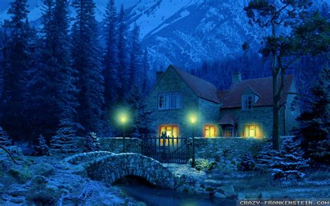 Winter Night Wallpaper (81+ pictures) - WallpaperSet