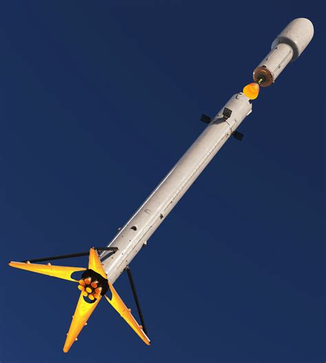 My ultra-detailed Falcon 9 launch vehicle 3d model. : r/space