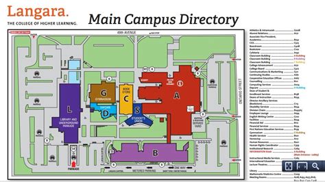 Langara College: Langara College map