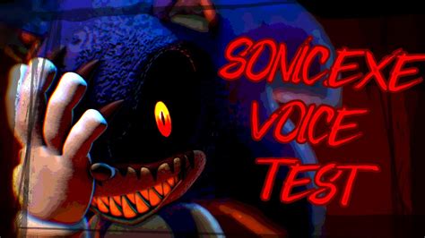 [SONIC/SFM] Sonic.exe Voicelines + Test (SHORT) - YouTube