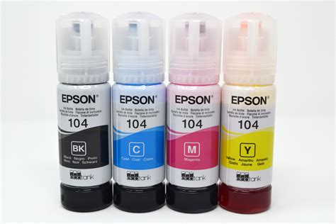 Epson 104 Ink Bottle Set for Ecotank Printers - Genuine Epson Original Ink | Ink Experts